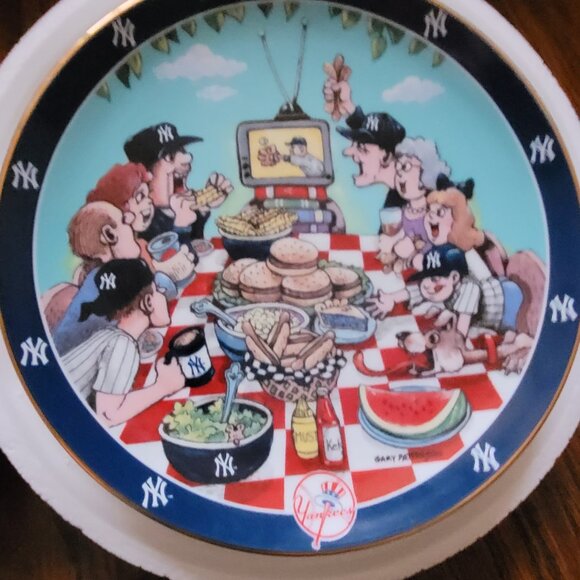 LIMITED ED DANBURY MINT THE ULTIMATE NY YANKEES FAN COLLECTOR'S PLATE SET 6 of 8 - Picture 6 of 15